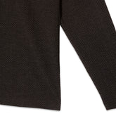 Men's Black Herringbone Half-Zip Jersey